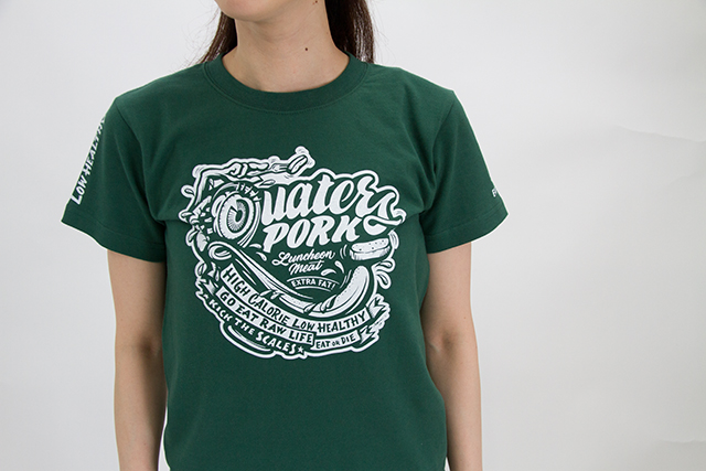 沖縄tシャツ Quarters Pork Can